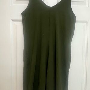 Athleta Olive Green Transcend Dress nwt
